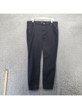 Buffalo David Bitton Jeans Womens Size 14 Black Hanna Hi Rise Stretch Skinny Fit